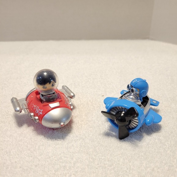 Other - Ryan's World Pull Back Red Spaceship and Blue‎ Plane